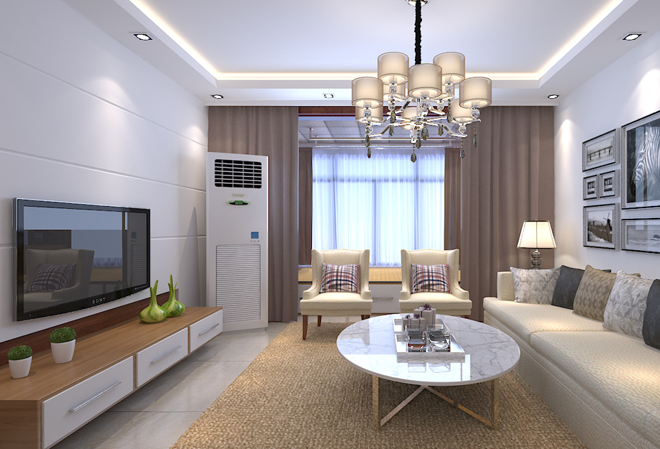 北京二手房客厅翻新改造案例