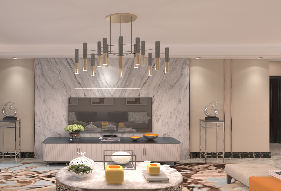 北京二手房现代客厅效果图